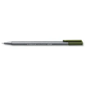 Erbjudande Staedtler Triplus Fineliner Tuschpenna Oliv Grön 0,3mm – 1 st.