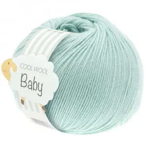 Lana Grossa Cool Wool Baby Garn 257 Ljus Turkos Handla nu