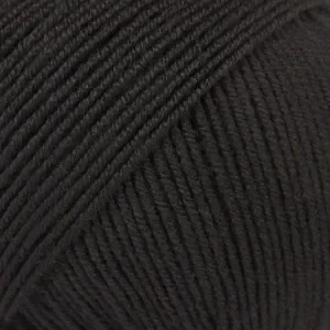 Outlet Drops Baby Merino Garn Unicolor 21 Svart