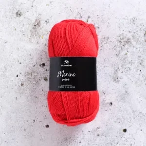 Utförsäljning Svarta Fåret Merino Mini Garn 122 Red Rooster