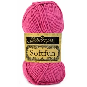 Fynd Scheepjes Softfun Garn Unicolor 2495 Rosa