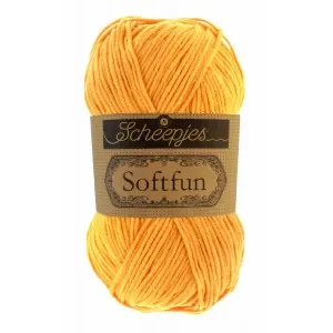 Fynd Scheepjes Softfun Garn Unicolor 2610 Ljus Orange