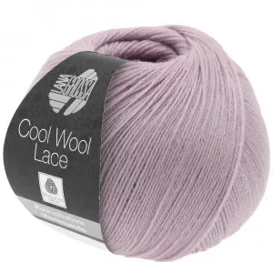 Lana Grossa Cool Wool Lace Garn 15 Lila risnedsättning