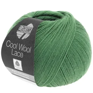 Köp nu Lana Grossa Cool Wool Lace Garn 39 Reseda Grön