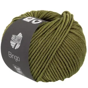 Kampanjpris Lana Grossa Bingo Garn 773 Khaki Grön