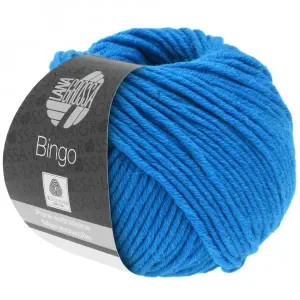 Lana Grossa Bingo Garn 738 Blå Utförsäljning