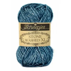 Populär Scheepjes Stone Washed XL Garn Mix 845 Blue Apatite
