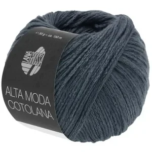 Rabatter Lana Grossa Alta Moda Cotolana 64 Grå Blå