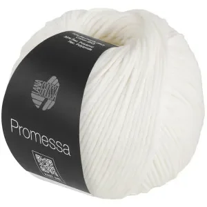 Billigare Lana Grossa Promessa Garn 13 Vit