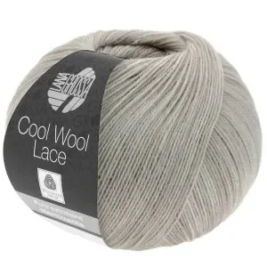 Handla nu Lana Grossa Cool Wool Lace Garn 32 Taupe