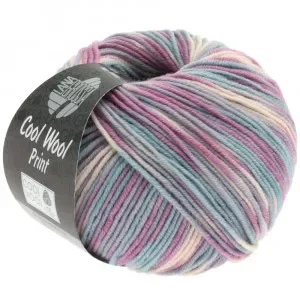 Populärt val Lana Grossa Cool Wool Print Garn 792