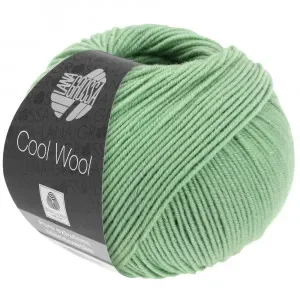 Kundfavorit Lana Grossa Cool Wool Garn 2078 Skogsgrön
