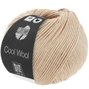 Lana Grossa Cool Wool Garn 2114 Pärlbeige Expressleverans