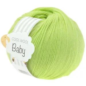 Populärt val Lana Grossa Cool Wool Baby Garn 228 Citron