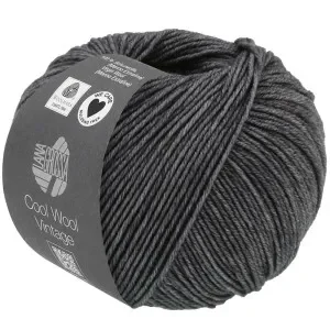 Extra rabatt Lana Grossa Cool Wool Vintage Garn 7370 Antracit