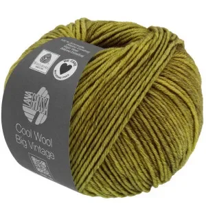 Rabatter Lana Grossa Cool Wool Big Vintage Garn 161 Oliv