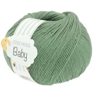 Lana Grossa Cool Wool Baby Garn 297 Resedagrön Trygg betalning