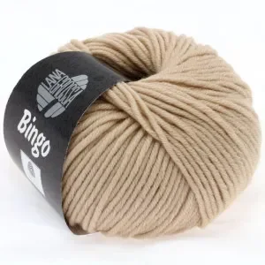 Populär Lana Grossa Bingo Garn 77 Beige