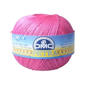 DMC Petra nr. 5 Virkgarn Unicolor 53607 Rosa Sista chansen