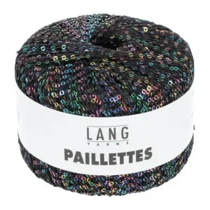 Lang Yarns Paillettes Garn 104 Svart Endast idag
