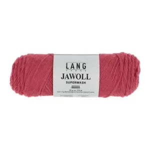 Lågt pris Lang Yarns Jawoll Garn 60 Röd