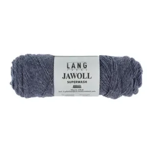 Endast idag Lang Yarns Jawoll Garn 69 Blå Melange
