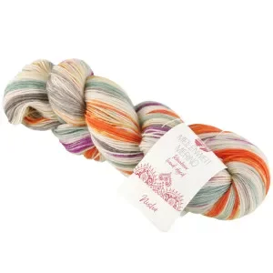 Handla nu Lana Grossa Meilenweit 100 Merino Handfärgat Rainbow Garn 7015