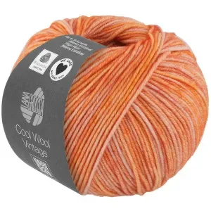 Rabatter Lana Grossa Cool Wool Vintage 7385 Papaya Yellow