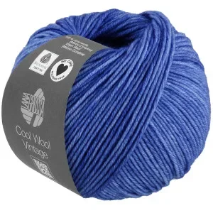 Lana Grossa Cool Wool Vintage 7373 Blå Populärt val