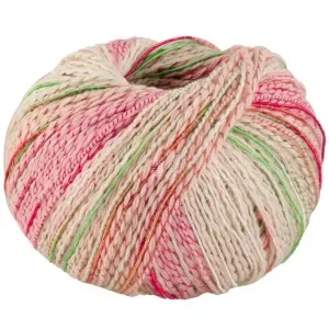 Nyhet Lana Grossa Torto Garn 5 Pastellgrön/rosa/orange/grön/ljusgrå