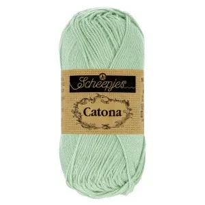 Scheepjes Catona Garn 402 Silver Grön – 10g I lager