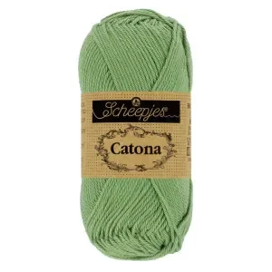 Begränsad tid Scheepjes Catona Garn 212 Salvia Grön – 10g
