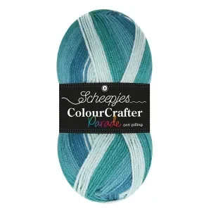 Scheepjes Colour Crafter Parade Garn 405 Blå Blend Trygg betalning