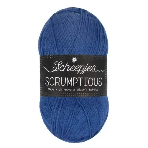 Scheepjes Scrumptious Garn 352 Blå Pea Flower Mousse Billigare