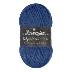Kundfavorit Scheepjes Truly Scrumptious Garn 352 Blå Pea Flower Mousse