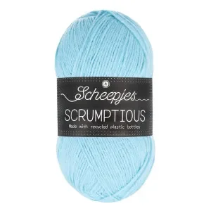Scheepjes Scrumptious Garn 343 Blå French Macaron Rabatt