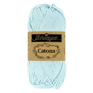 Billigare Scheepjes Catona Garn 509 Baby Blå – 25g