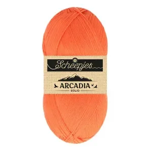 Fri frakt Scheepjes Arcadia Solid Garn 810 Sunset