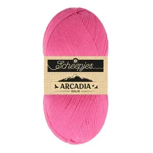 I lager Scheepjes Arcadia Solid Garn 815 Gerbera