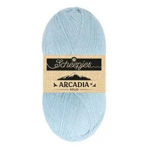 Snabb leverans Scheepjes Arcadia Solid Garn 814 Sky