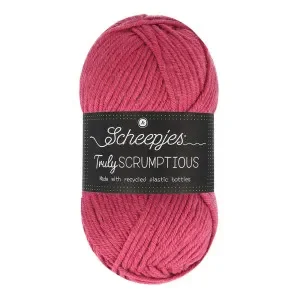 Scheepjes Truly Scrumptious Garn 382 Röd Fruktsylt Utförsäljning