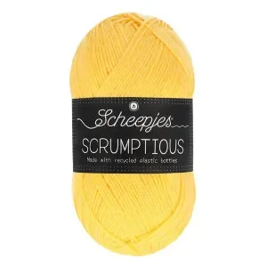 Kampanj Scheepjes Scrumptious Garn 385 Lemon Solskins Kage