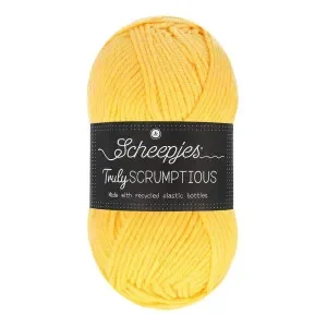 Scheepjes Truly Scrumptious Garn 385 Lemon Solskins Kage Snabb leverans