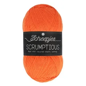 Begränsat antal Scheepjes Scrumptious Garn 383 Jaffa Kage