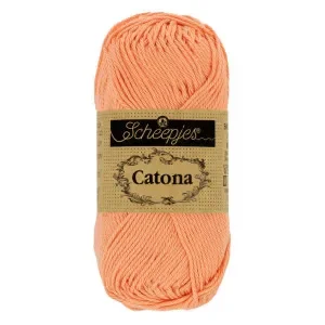 Populär Scheepjes Catona Garn 524 Aprikos – 10g
