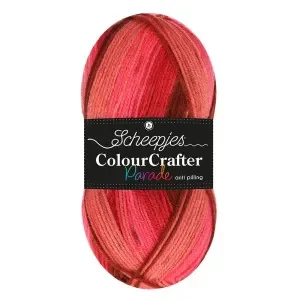Scheepjes Colour Crafter Parade Garn 401 Röd Blend Beställ idag