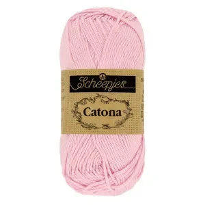 Scheepjes Catona Garn 246 Iskold Rosa – 25g Säker betalning