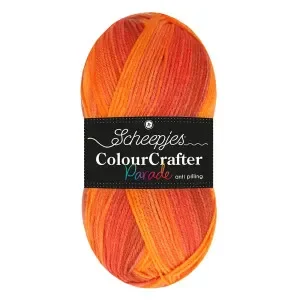 Billigare Scheepjes Colour Crafter Parade Garn 402 Orange Blend