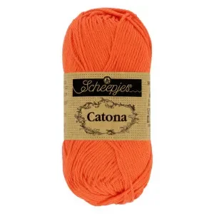 Scheepjes Catona Garn 189 Royal Orange – 10g Fynd