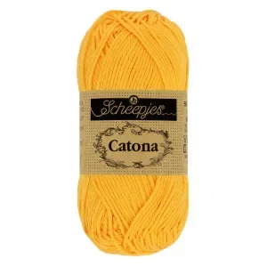 Scheepjes Catona Garn 208 Gul Guld – 25g Köp online